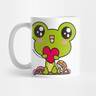 cute frog, kawaii frog cartoon Mug